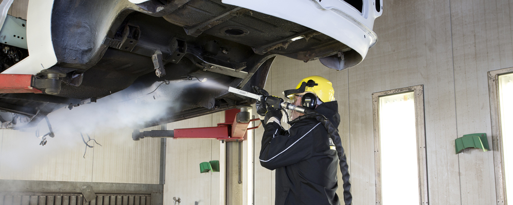 Czyszczenie suchym lodem